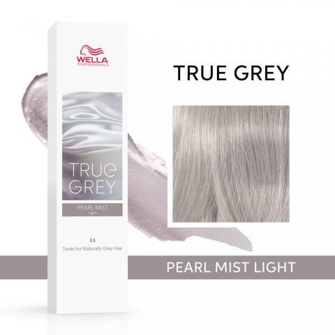 Тонер для натуральных седых волос True Grey. Pearl Mist Light 60мл