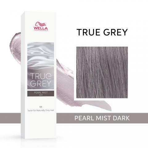 Тонер для натуральных седых волос True Grey. Pearl Mist Dark 60мл 