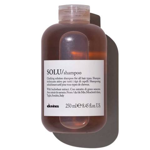 Активно освежающий шампунь для глубокого очищения волос 250мл SOLU